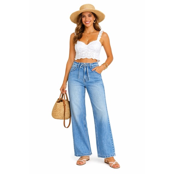 KanCan Denim - KANCAN 90’s Wide Leg Flare Hi Rise Jeans